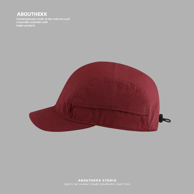 Men's Women's Duck Tongue Sun Hat Grey Red Black