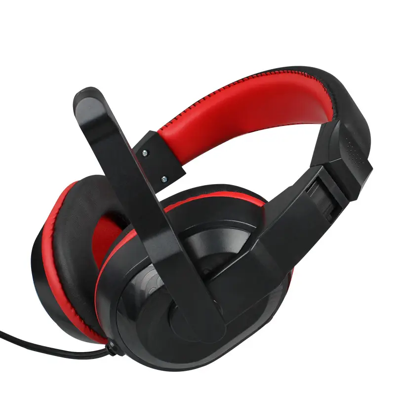 MISDE Gaming Headset Red Black Over Ear