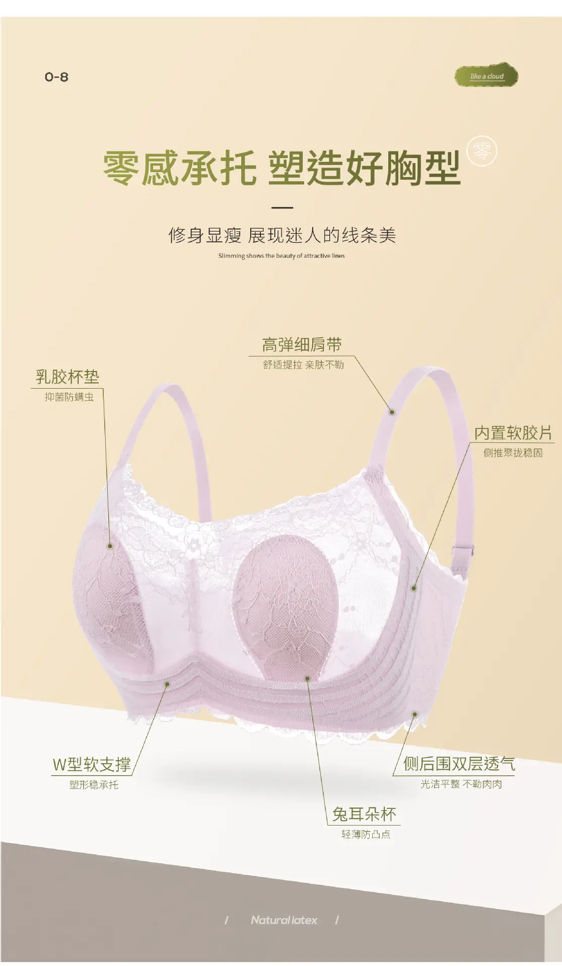Ultra-Thin Anti-Sagging Traceless Bra for Small Women — feature 10