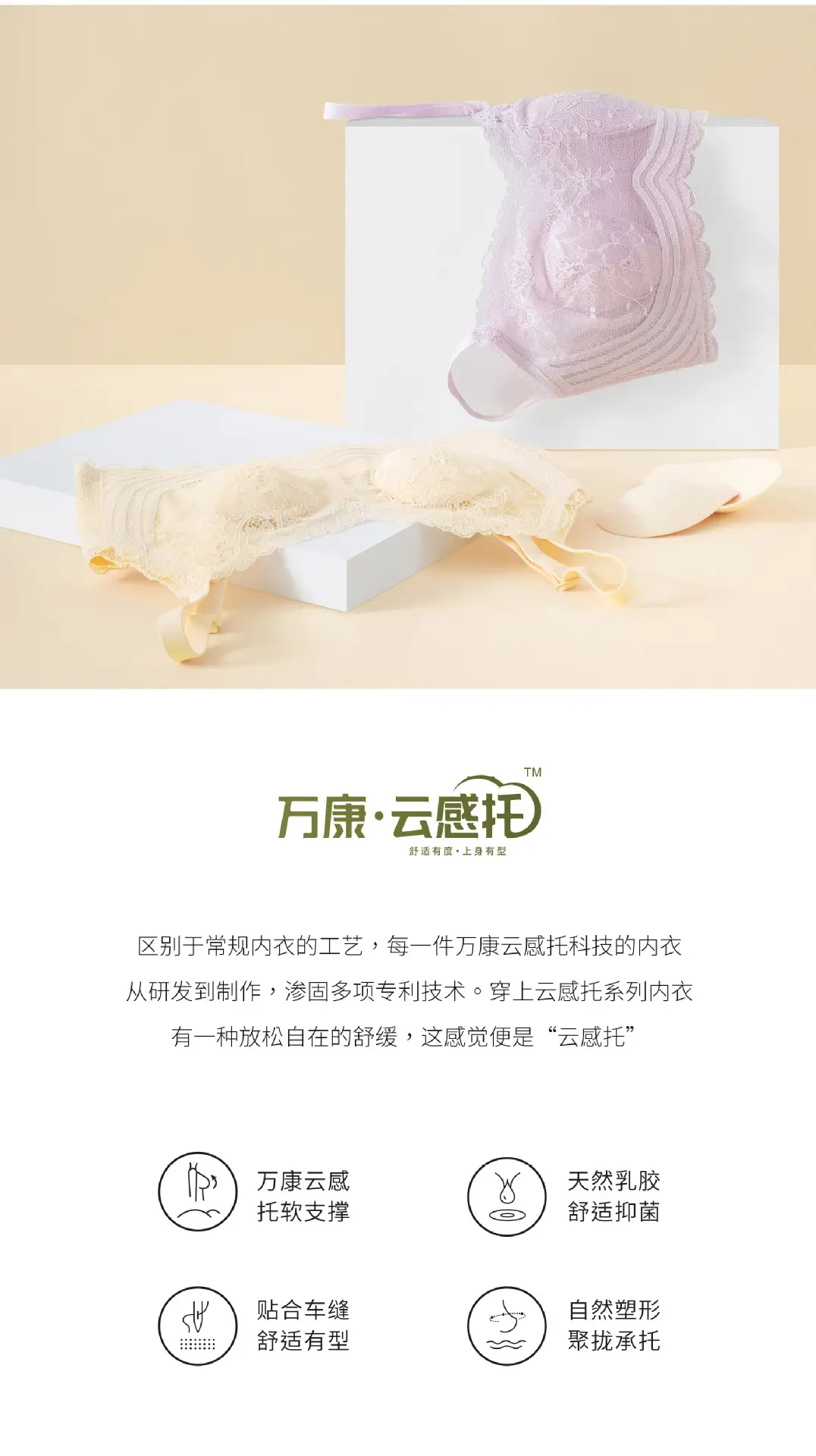 Ultra-Thin Anti-Sagging Traceless Bra for Small Women — feature 2