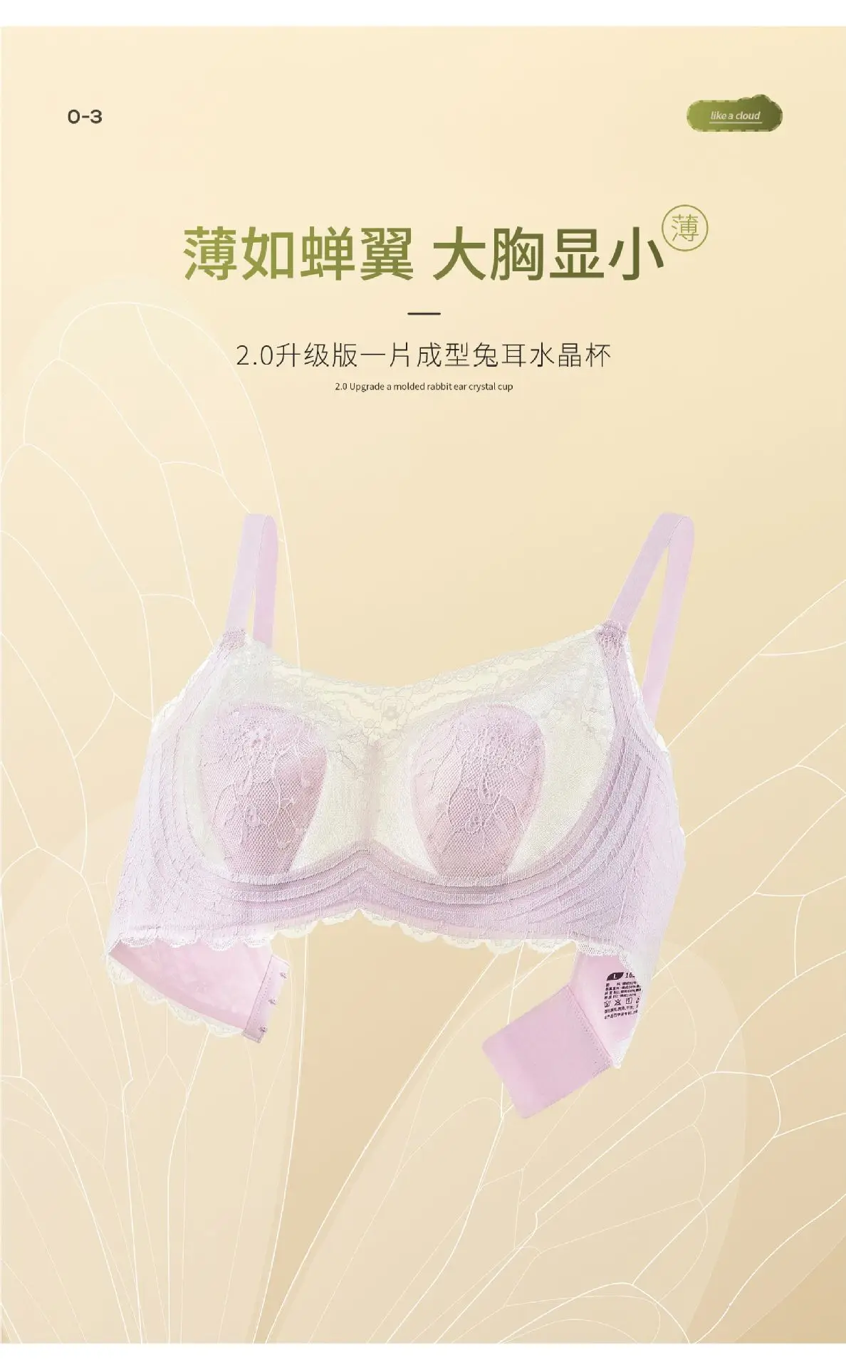 Ultra-Thin Anti-Sagging Traceless Bra for Small Women — feature 5