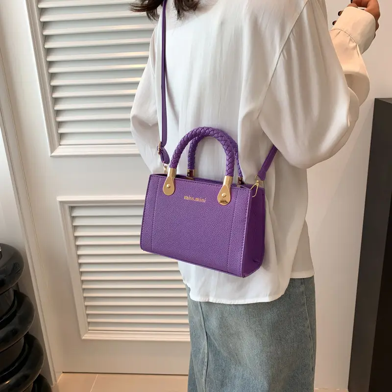 Purple Women's Crossbody Handbag 2025 Trendy Fashion - Image 11