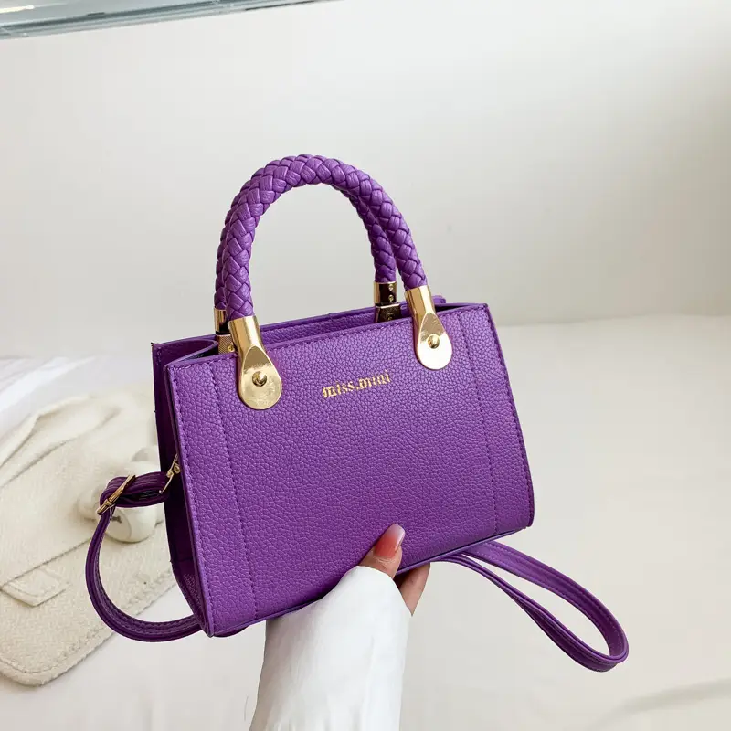 Purple Women's Crossbody Handbag 2025 Trendy Fashion - Image 3