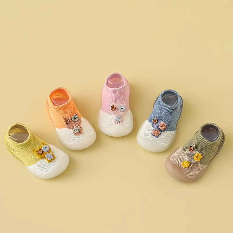 Baby Floor Shoes Cartoon Cute Non-Slip Soft Bottom