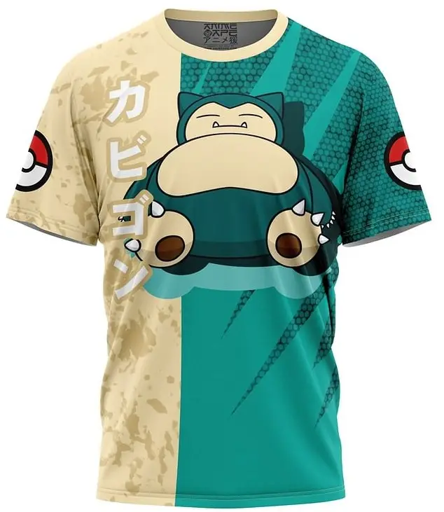 2024 Green Dragon Printed T-Shirt Round Neck Short Sleeve