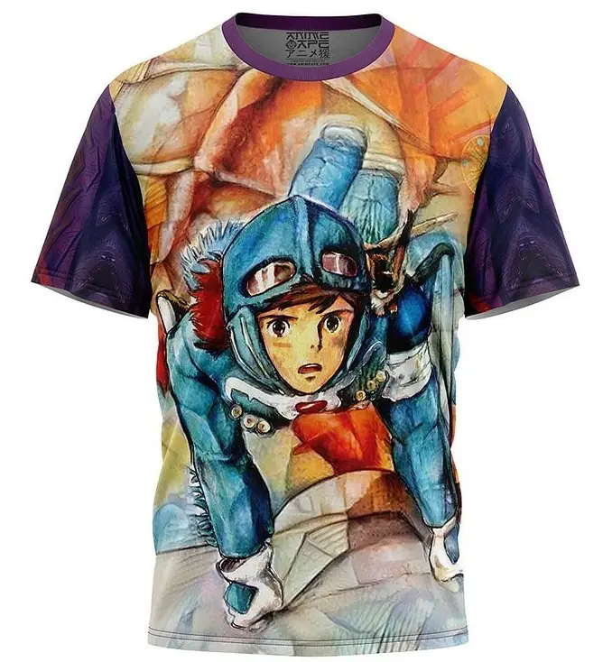 2024 Green Dragon Printed T-Shirt Round Neck Short Sleeve