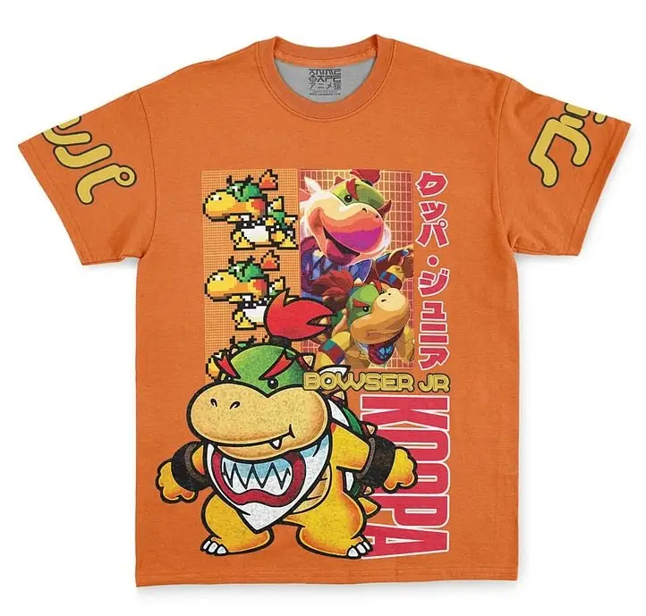 2024 Green Dragon Printed T-Shirt Round Neck Short Sleeve