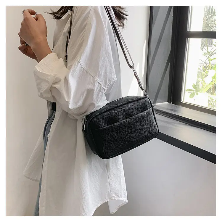 Black PU Leather Crossbody Bag for Women 2025 — feature 10