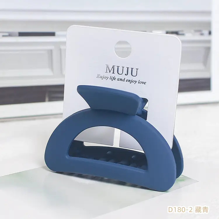 Muju Yellow Hairpin Medium 6cm Rubber Paint Back - Image 2