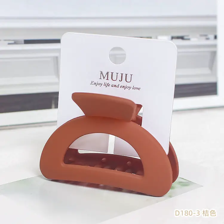 Muju Yellow Hairpin Medium 6cm Rubber Paint Back - Image 3