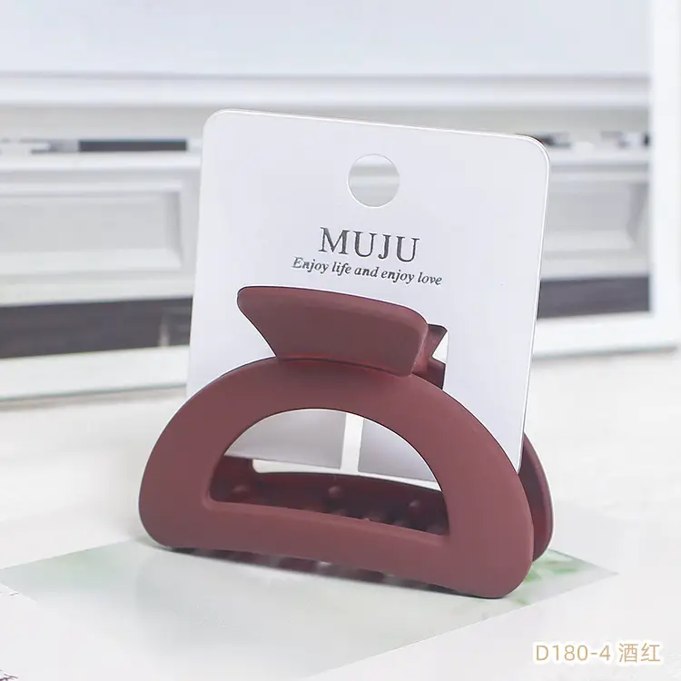 Muju Yellow Hairpin Medium 6cm Rubber Paint Back - Image 4