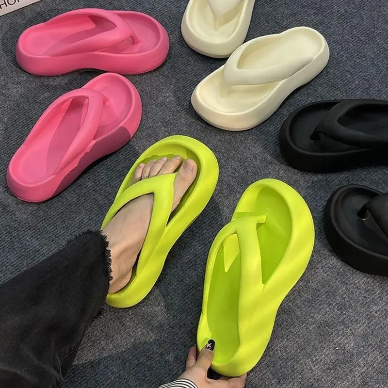 Black EVA Thick Sandals for Women Summer — feature 3