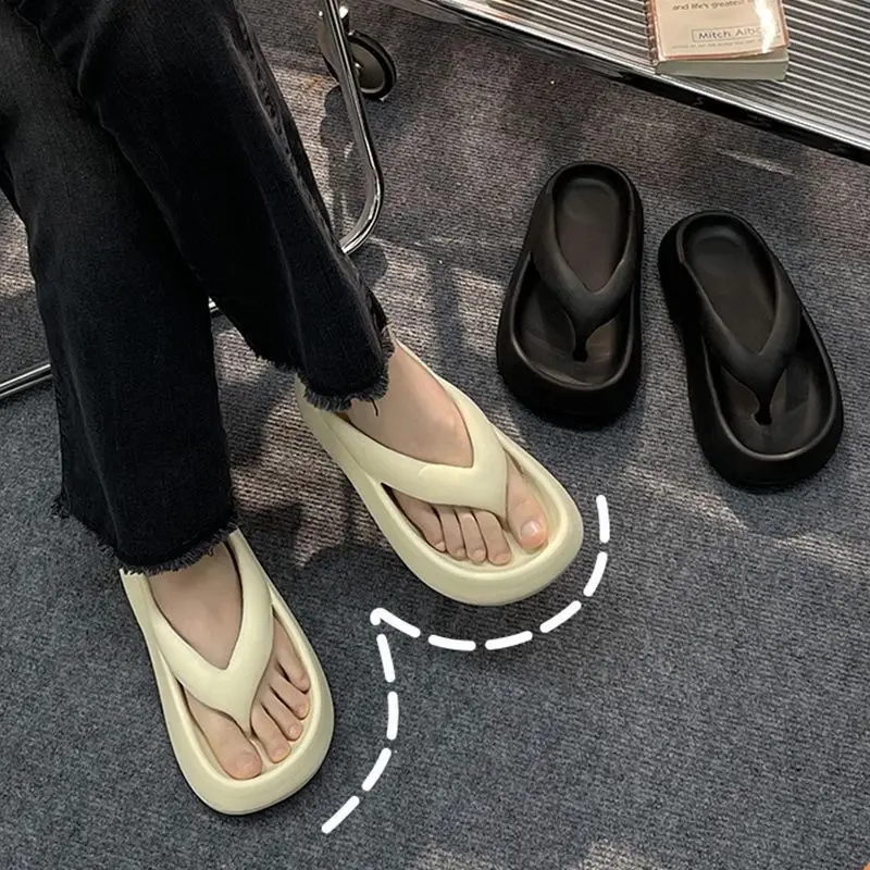 Black EVA Thick Sandals for Women Summer — feature 4