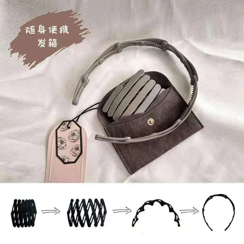 Retractable Hairpin Headband Non-Slip Travel Carry-On — feature 3