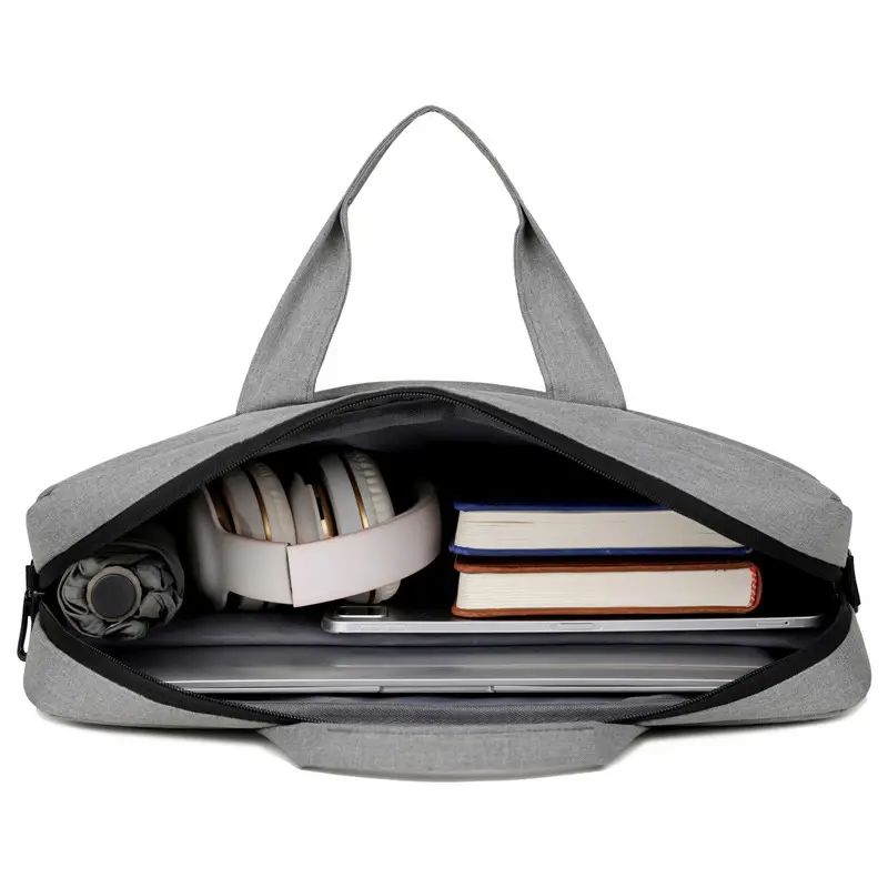 15inch Laptop Bag Blue Men's Business Shoulder Bag - Image 6