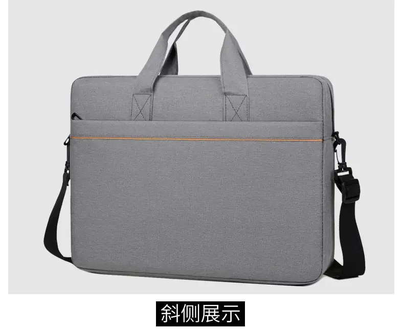 15inch Laptop Bag Blue Men's Business Shoulder Bag — feature 15