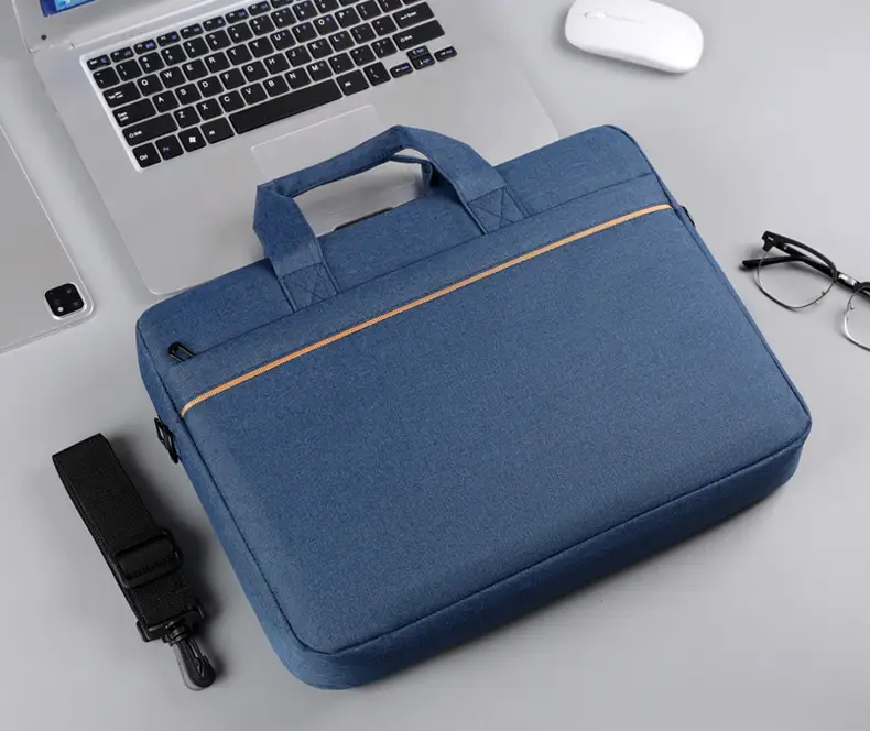 15inch Laptop Bag Blue Men's Business Shoulder Bag — feature 22