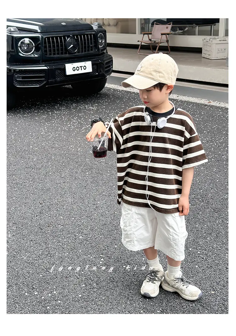 Boys Cargo Shorts Summer Wear 2025 New Korean Style Casual Pants Kidsren Medium Pants Five-Quarter Pants Medium and Large Kidsren's Pants — feature 12