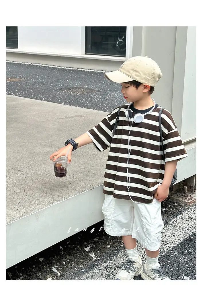 Boys Cargo Shorts Summer Wear 2025 New Korean Style Casual Pants Kidsren Medium Pants Five-Quarter Pants Medium and Large Kidsren's Pants — feature 13