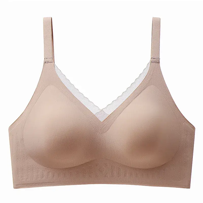 Women's Fixed Cup Traceless Underwear Green Small