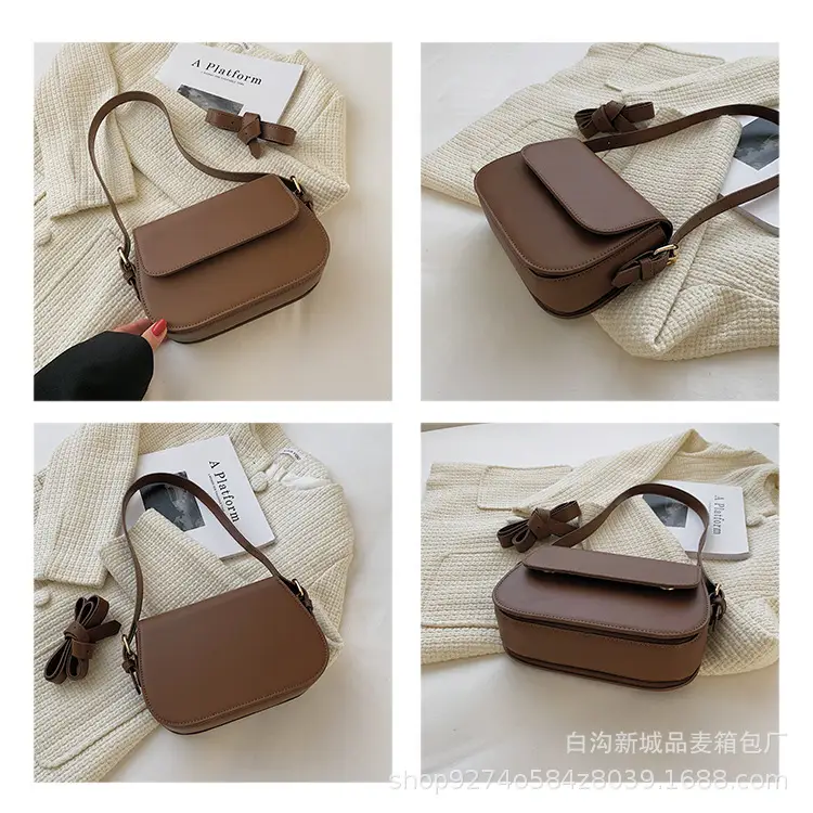 Retro Simple Underarm Bag for Women Brown 2026 — feature 7