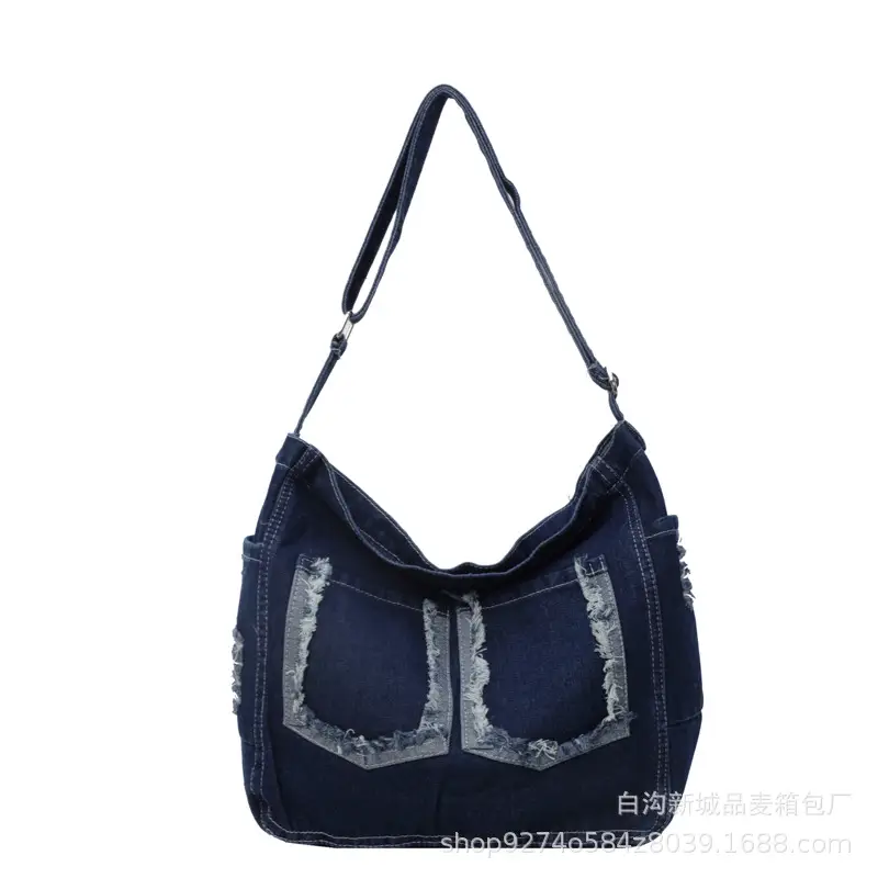 Denim Large Capacity Crossbody Bag for Women 2026 - Image 8