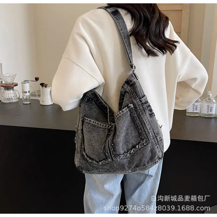 Denim Large Capacity Crossbody Bag for Women 2026 — feature 18