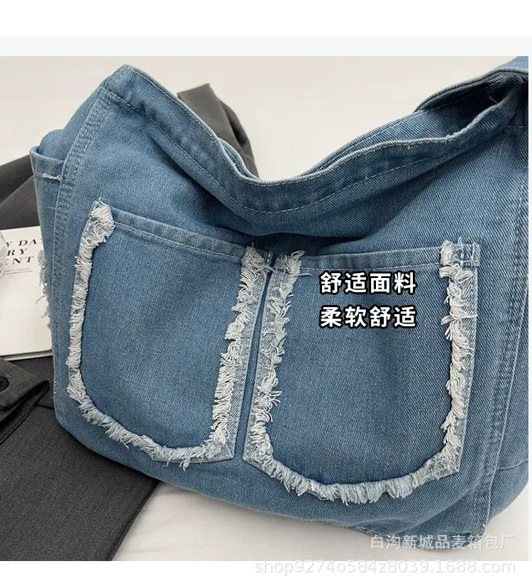 Denim Large Capacity Crossbody Bag for Women 2026 — feature 5