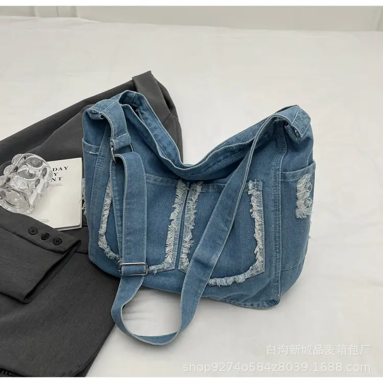Denim Large Capacity Crossbody Bag for Women 2026 - Image 2