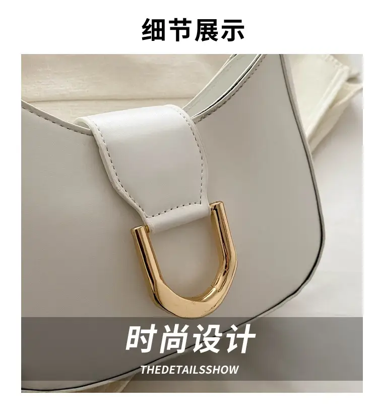 White Square Underarm Bag for Women 2025 — feature 2
