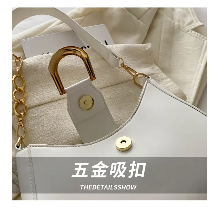 White Square Underarm Bag for Women 2025 — feature 4