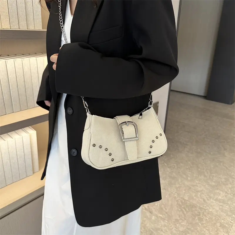 Blue Denim Shoulder Bag for Women Summer 2025