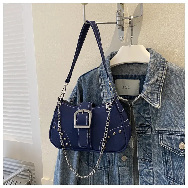 Blue Denim Shoulder Bag for Women Summer 2025 — feature 20
