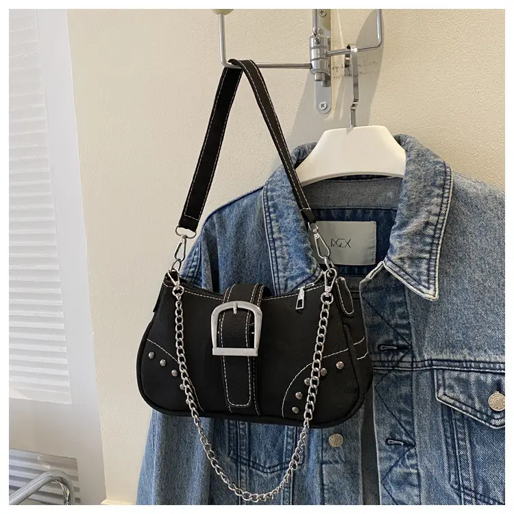 Blue Denim Shoulder Bag for Women Summer 2025 — feature 21