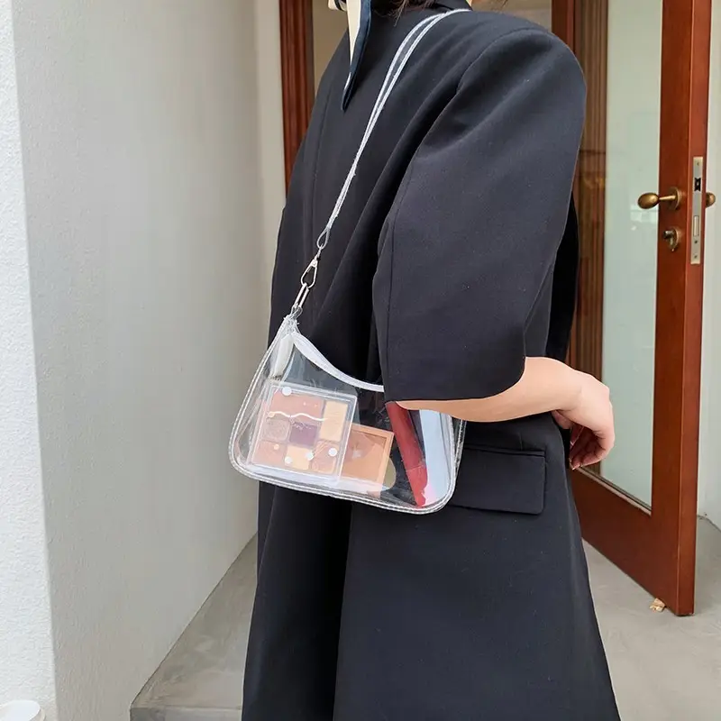 Transparent Korean Style Shoulder Bag for Women - Image 11