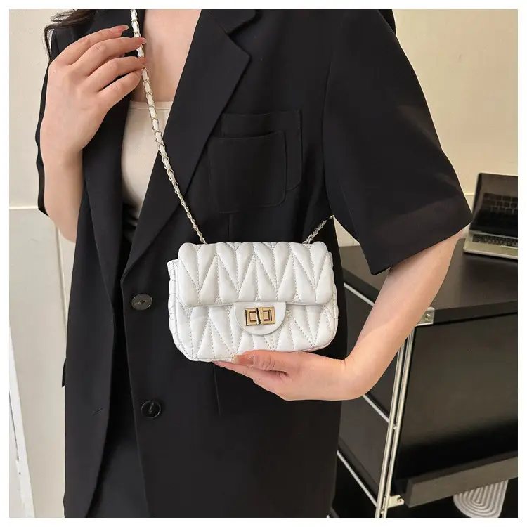 Quilted Chain Crossbody Bag for Women Yellow 2025 — feature 13