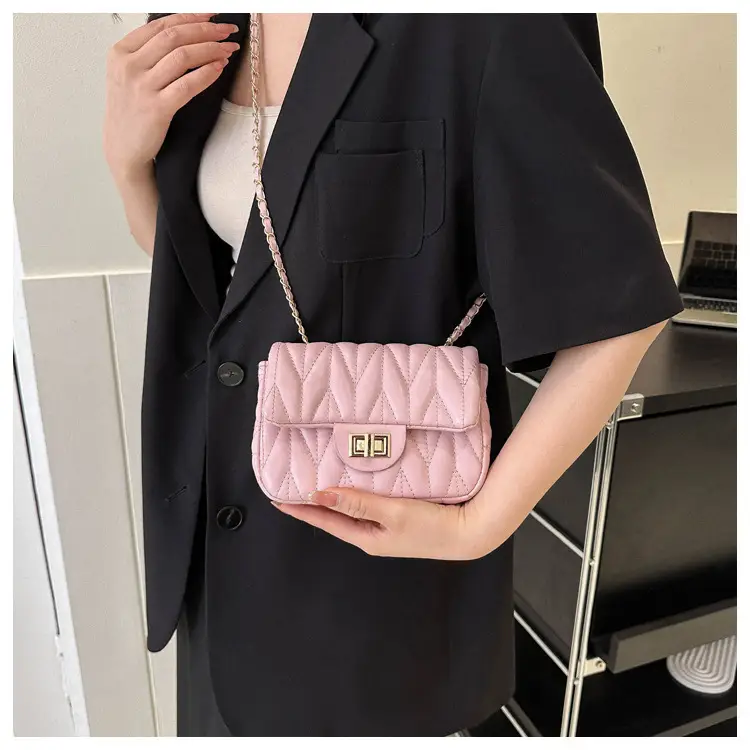 Quilted Chain Crossbody Bag for Women Yellow 2025 — feature 16