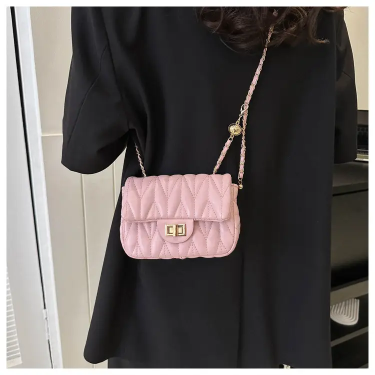 Quilted Chain Crossbody Bag for Women Yellow 2025 — feature 18