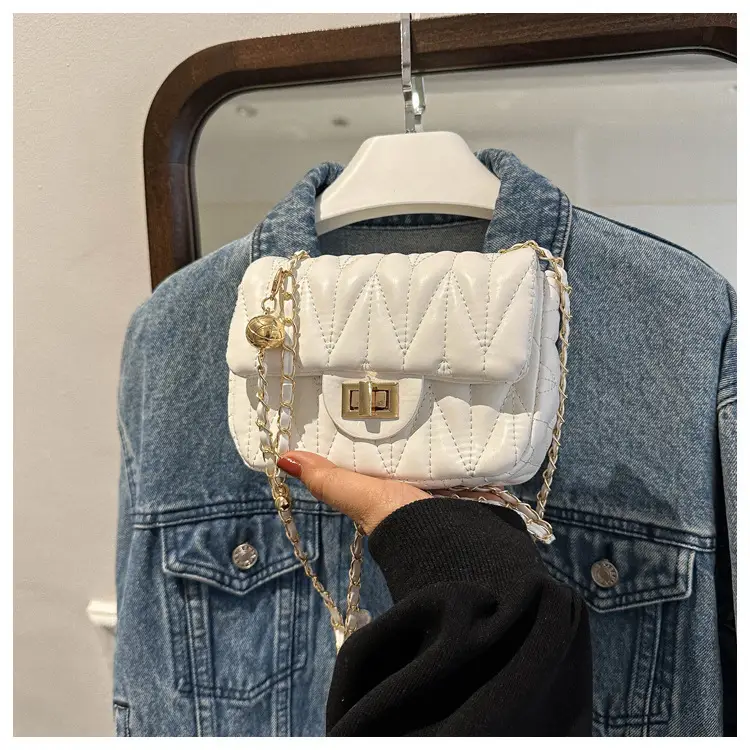 Quilted Chain Crossbody Bag for Women Yellow 2025 — feature 22
