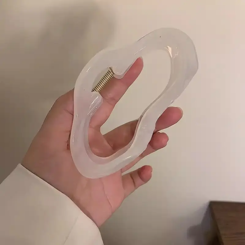 Hair Volume Jelly Cloud Large Grab Clip Women's Liquid Line High-Level Head Shark Clip