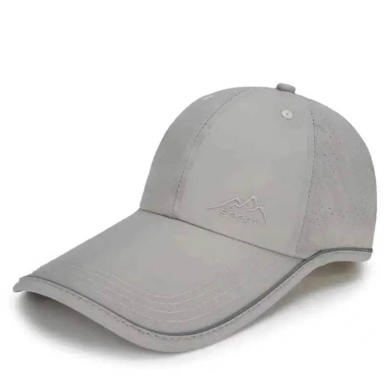 White Mesh Fishing Cap with Logo - Image 3