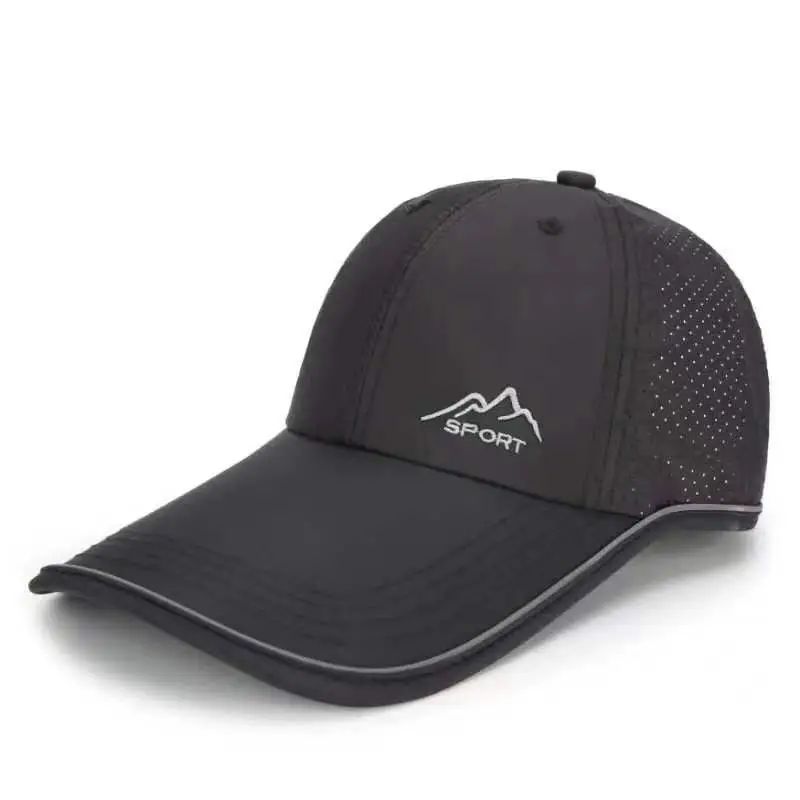 White Mesh Fishing Cap with Logo - Image 2
