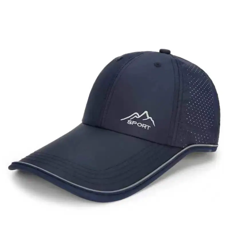 White Mesh Fishing Cap with Logo - Image 4