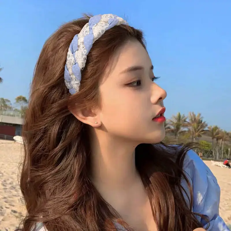 Lace Twist Hair Band Women High-end Spring Summer - Image 7