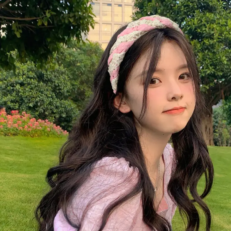 Lace Twist Hair Band Women High-end Spring Summer — feature 7