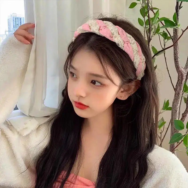 Lace Twist Hair Band Women High-end Spring Summer — feature 8