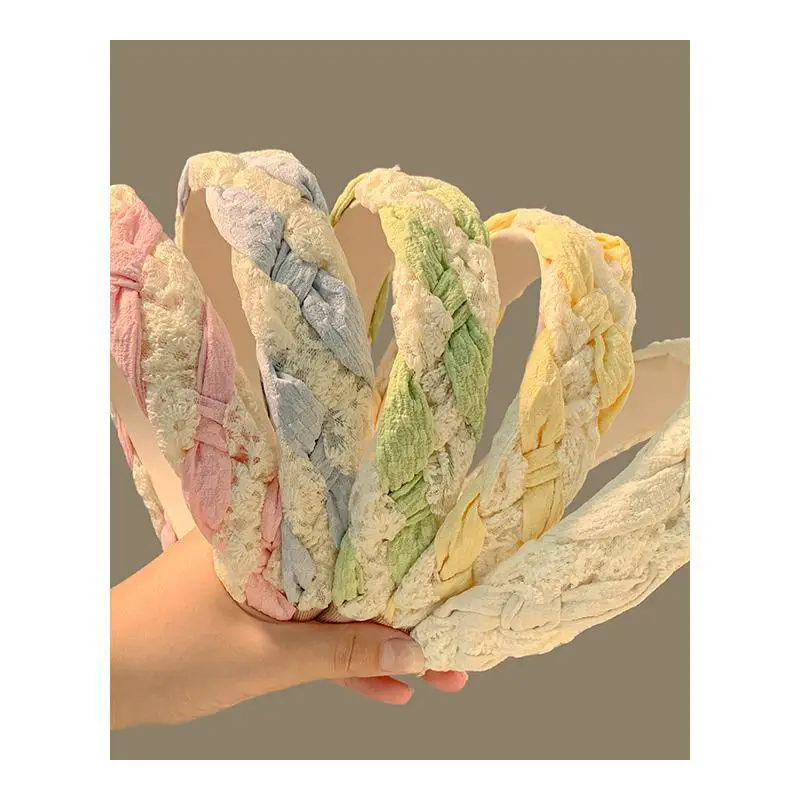 Lace Twist Hair Band Women High-end Spring Summer — feature 9
