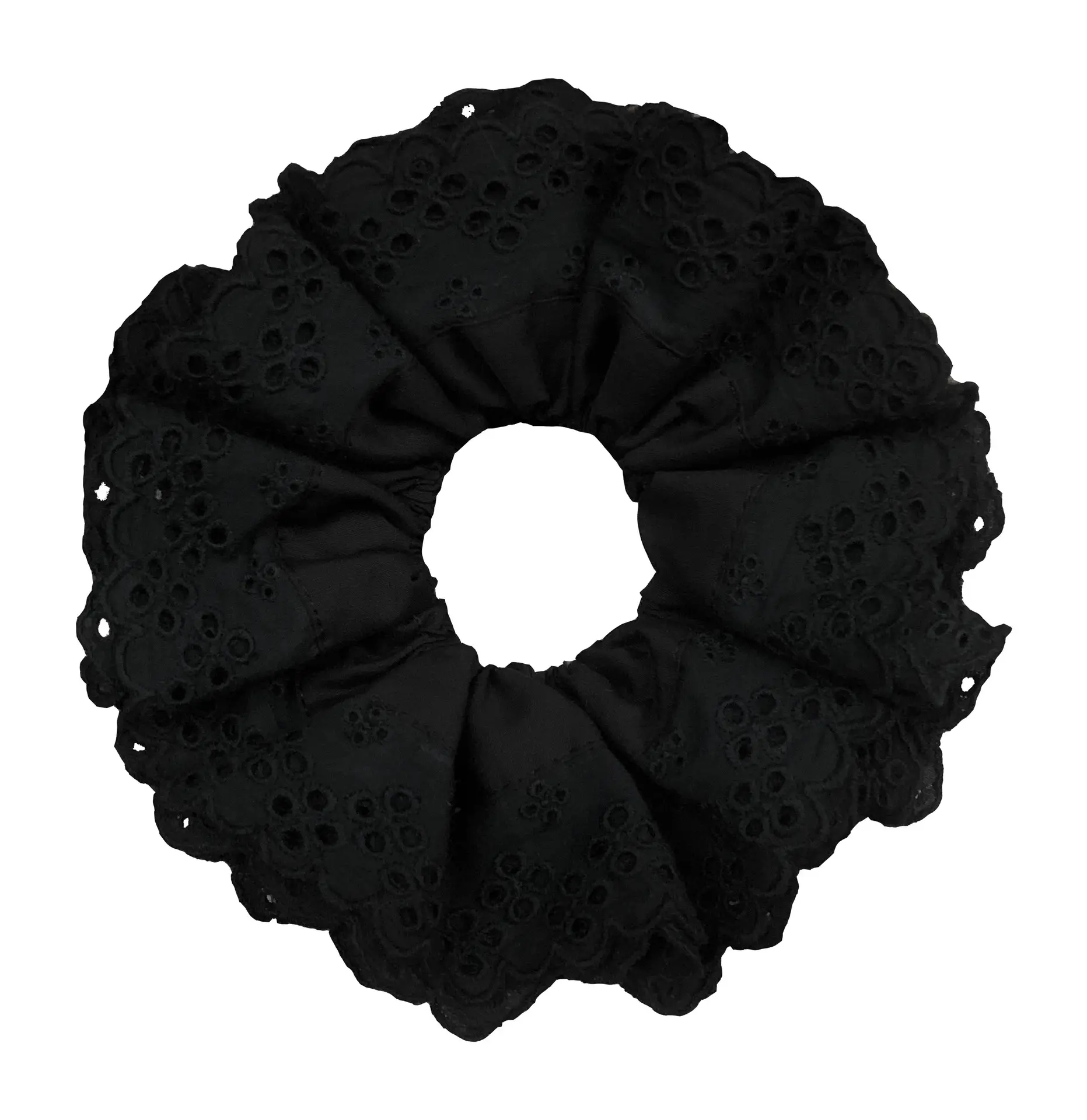 Lace Hollow Hair Ring Oversized Bowel Pure Cotton - Image 3