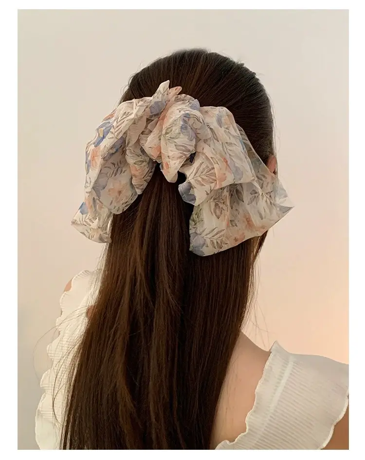 Black Bow Hairpin with Spring Clip for Women - Image 40