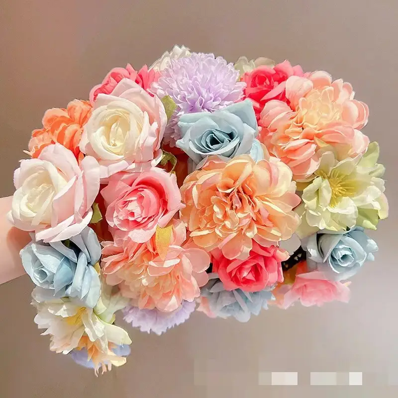 Female Ethnic Flower Hairband Antique Simulation High Color - Image 9